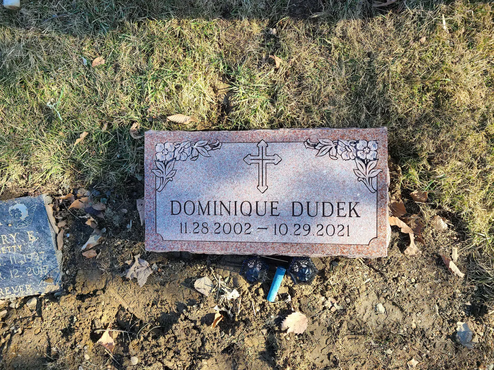 Granite Grave Marker hand-carved by Couple Marker Shop in NJ — image 3