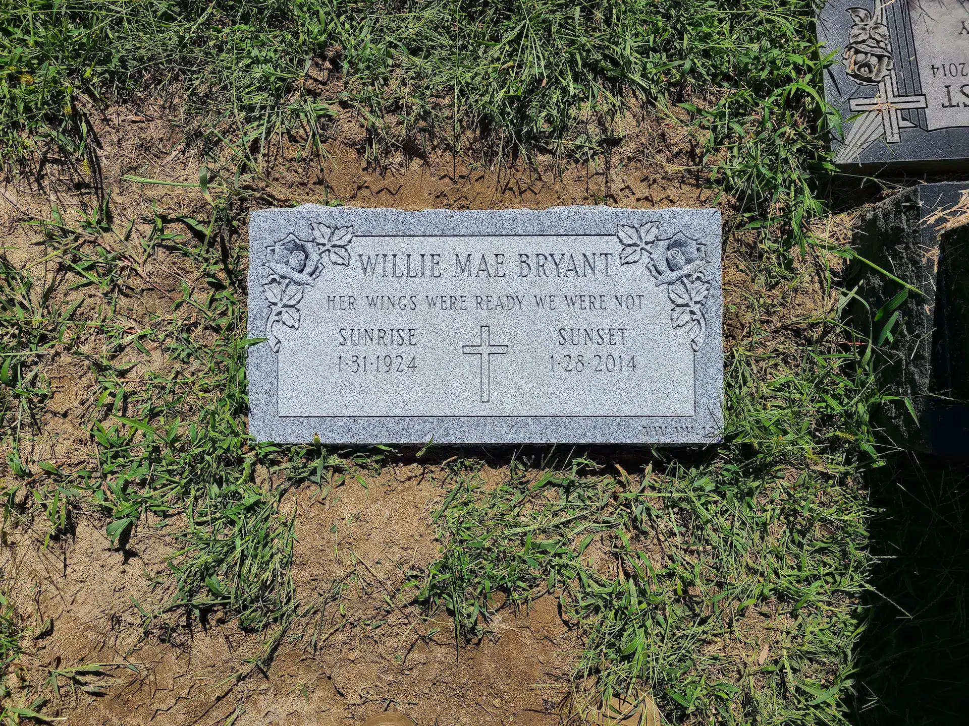 Granite Grave Marker hand-carved by Couple Marker Shop in NJ — image 5